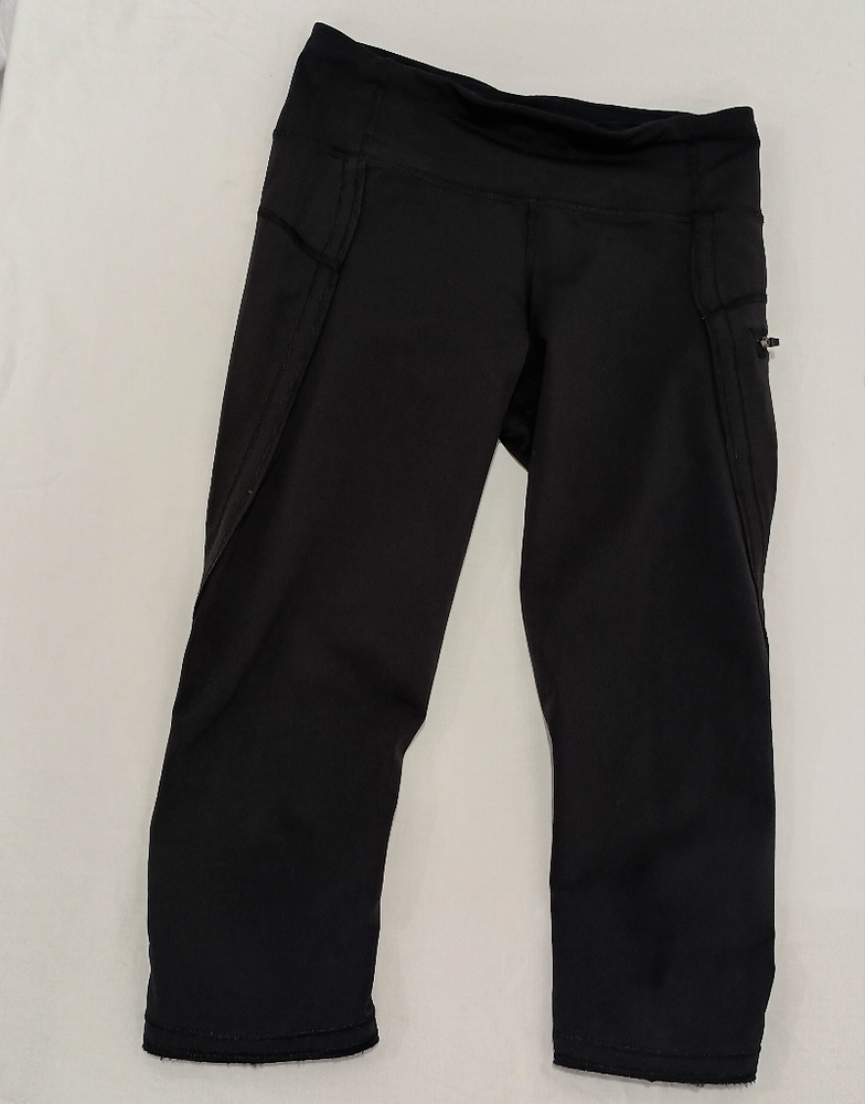 Lululemon Athletica Cropped Black Leggings